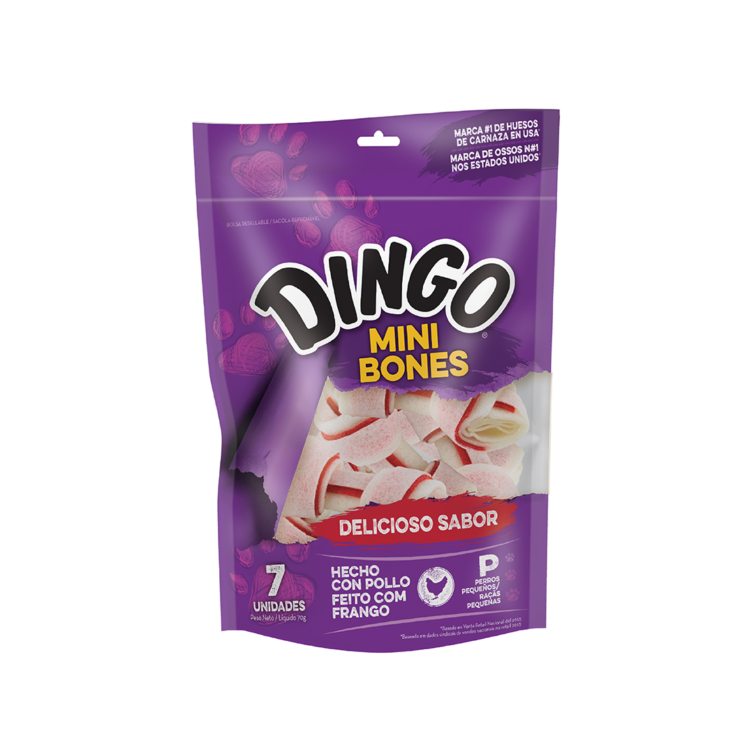 DN-99171LAR_1 DINGO MINI BONES, 70 GR, 7 UN - Imagen 1