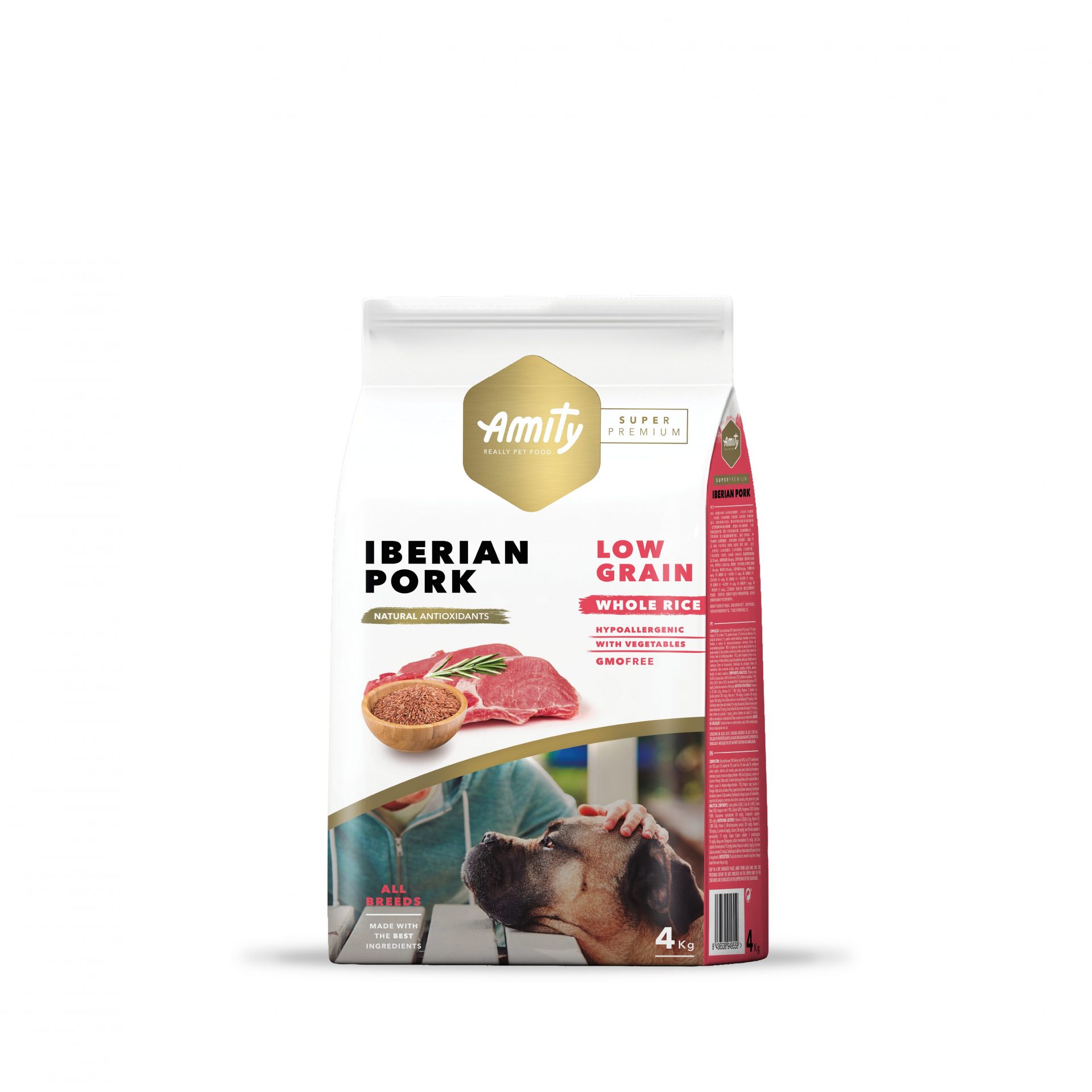 4PE040076 AMITY SP LOW GRAIN IBERIAN PORK ADULT 4 KG - Imagen 1