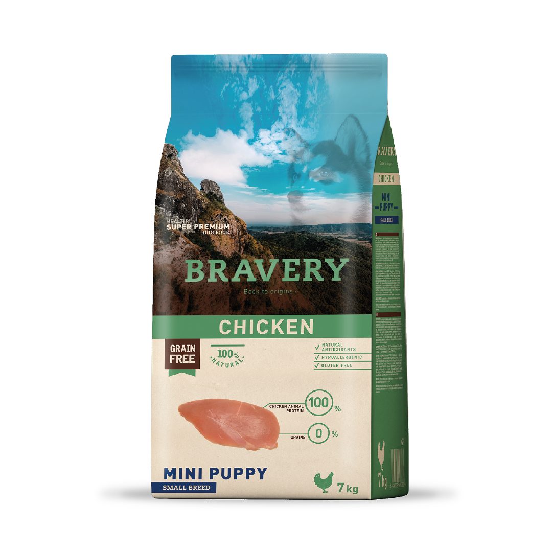 4PE070005 BRAVERY CHICKEN MINI PUPPY SMALL BREEDS 7 KG - Imagen 1