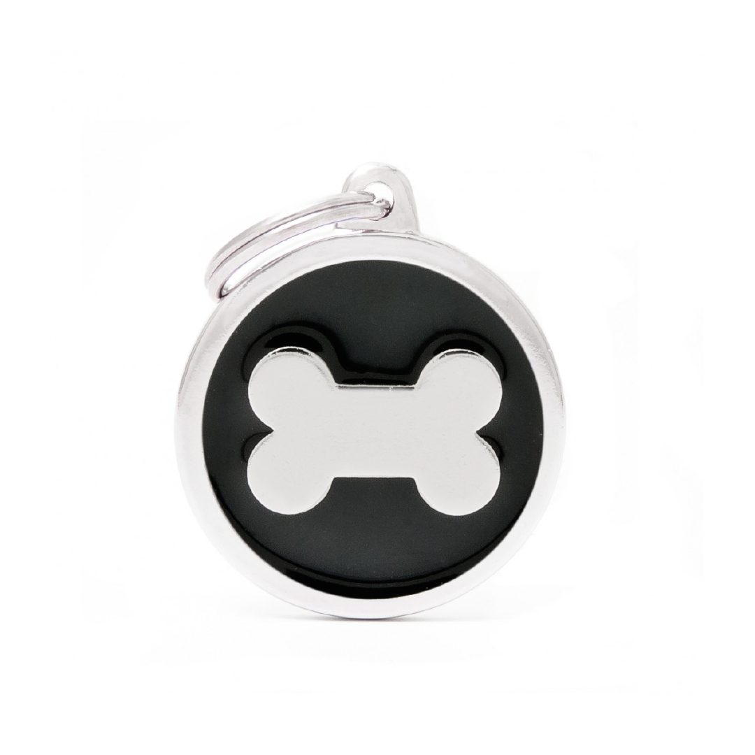 CH17BLACKBONE (1) MY FAMILY BLACK BIG CIRCLE BONE - Imagen 1