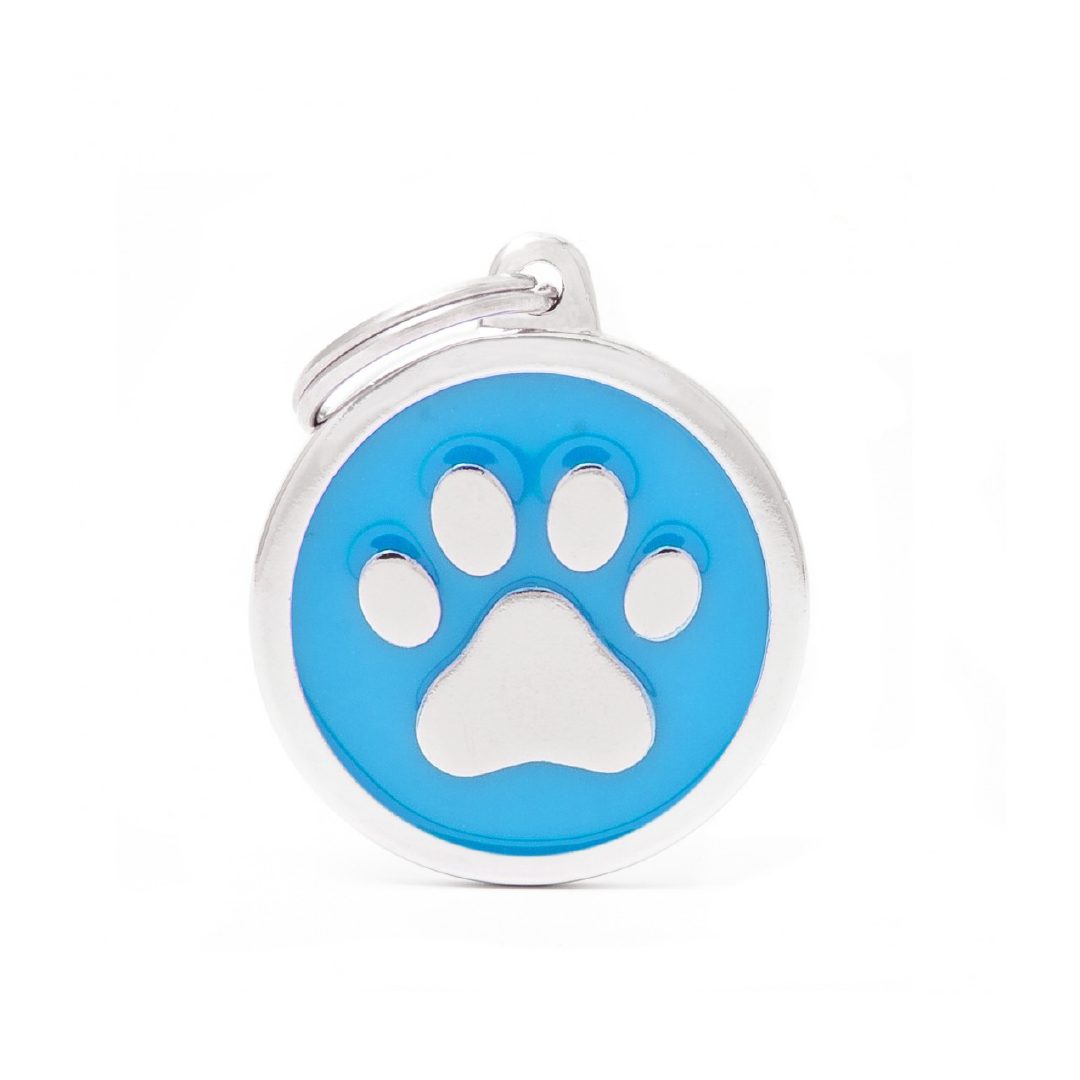 CH17LIGHTBLUEPAW (1) MY FAMILY LIGHT BLUE BIG CIRCLE PAW - Imagen 1
