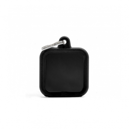 MY FAMILY ALUMINIUM BLACK SQUARE WITH BLACK RUBBER