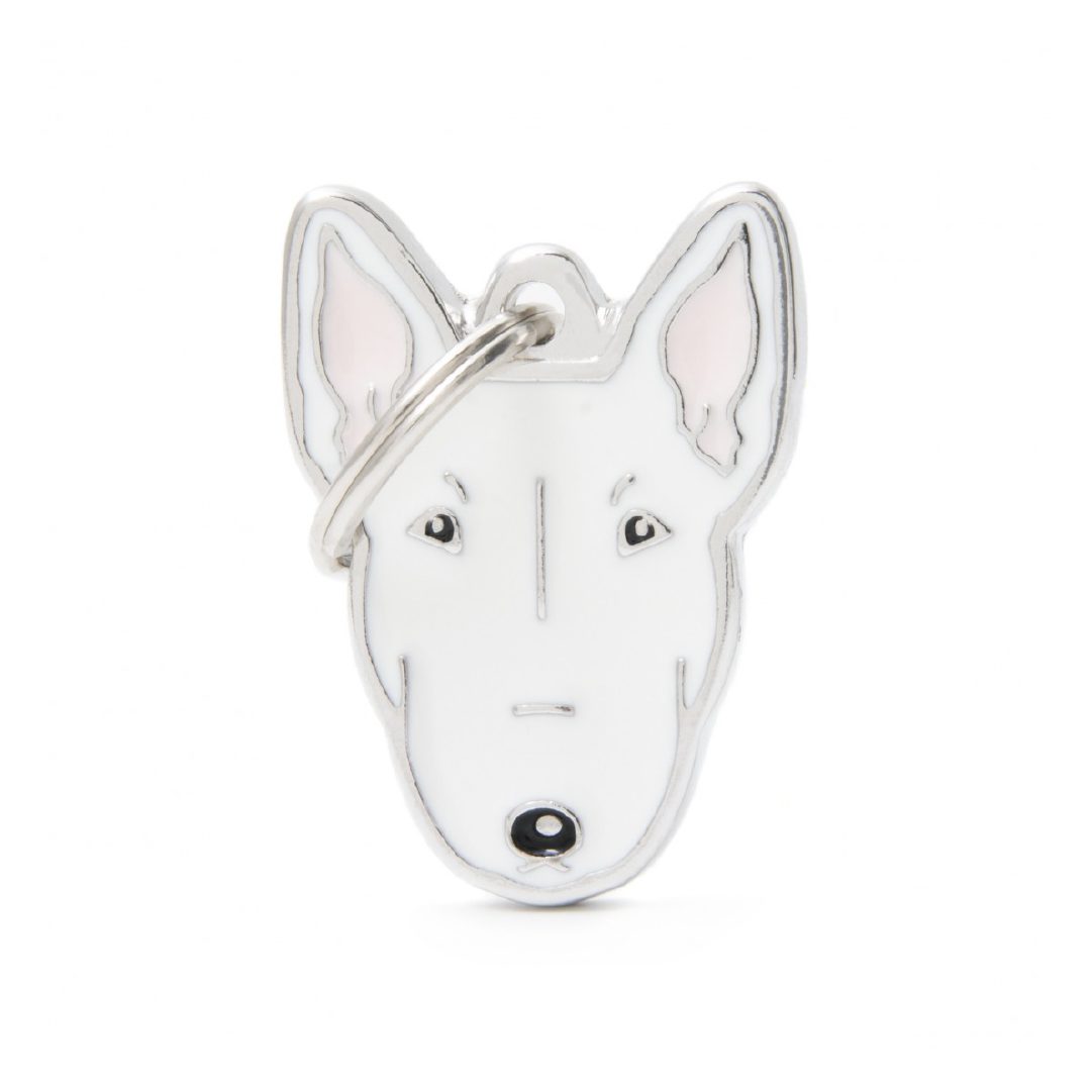 MF21NWHITE (1) MY FAMILY BLACK AND WHITE BULL TERRIER - Imagen 1