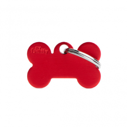 MY FAMILY SMALL BONE ALUMINUM RED