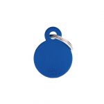 MY FAMILY SMALL ROUND ALUMINUM BLUE