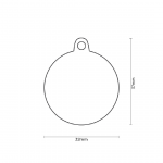 MY FAMILY BIG ROUND ALUMINUM BLACK - Imagen 2
