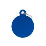 MY FAMILY BIG ROUND ALUMINUM BLUE