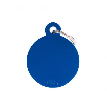 MY FAMILY BIG ROUND ALUMINUM BLUE