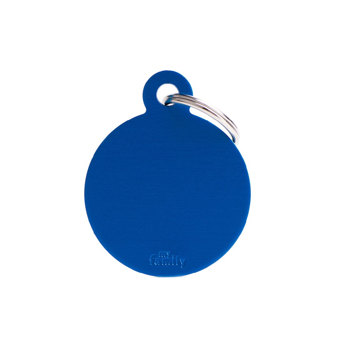 MFB18 (1) MY FAMILY BIG ROUND ALUMINUM BLUE - Imagen 1
