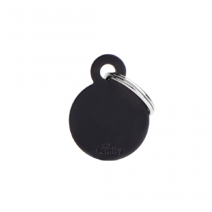 MY FAMILY SMALL ROUND ALUMINUM BLACK