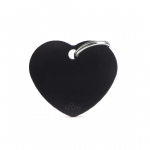 MY FAMILY BIG HEART ALUMINUM BLACK