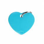 MY FAMILY BIG HEART ALUMINUM LIGHT BLUE