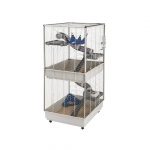 FP JAULA PARA HURON, FURET TOWER GREY, 75x80x161h cm
