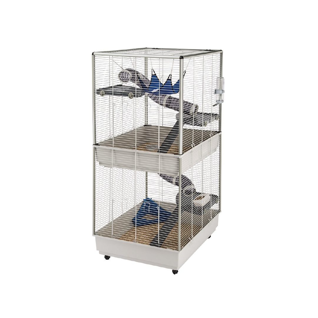 57063414 (1) FP JAULA PARA HURON, FURET TOWER GREY, 75x80x161h cm - Imagen 1