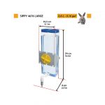 FP BOTELLA DE AGUA PEQ ANIMALES, LARGE, 600 ml - Imagen 2