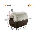 FP CASA PERRO PLASTICA KENNY 03, 60x89x60h cm - Imagen 2