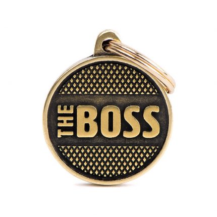 MY FAMILY MEDIUM ROUND BRONX RHOMBUS ENGLISH BRASS