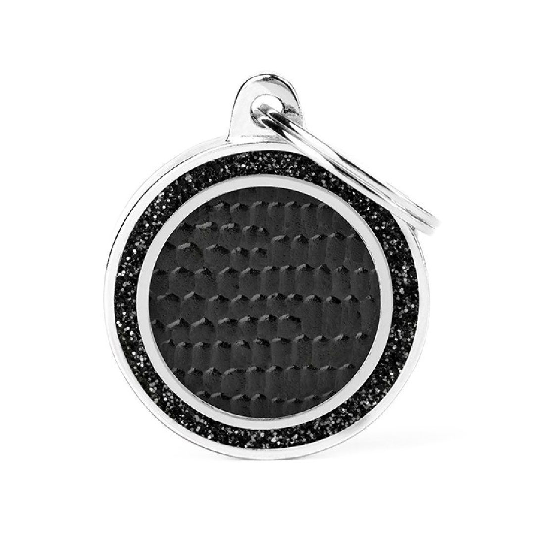 GL1088M (1) MY FAMILY MEDIUM CIRCLE SAINT TROPEZ BLACK - Imagen 1