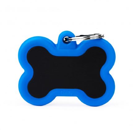 MY FAMILY BLACK BONE ALU BLUE RUBBER