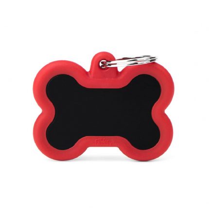 MY FAMILY BLACK BONE ALU RED RUBBER