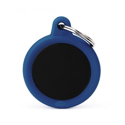 MY FAMILY BLACK CIRCLE ALU DARK BLUE RUBBER