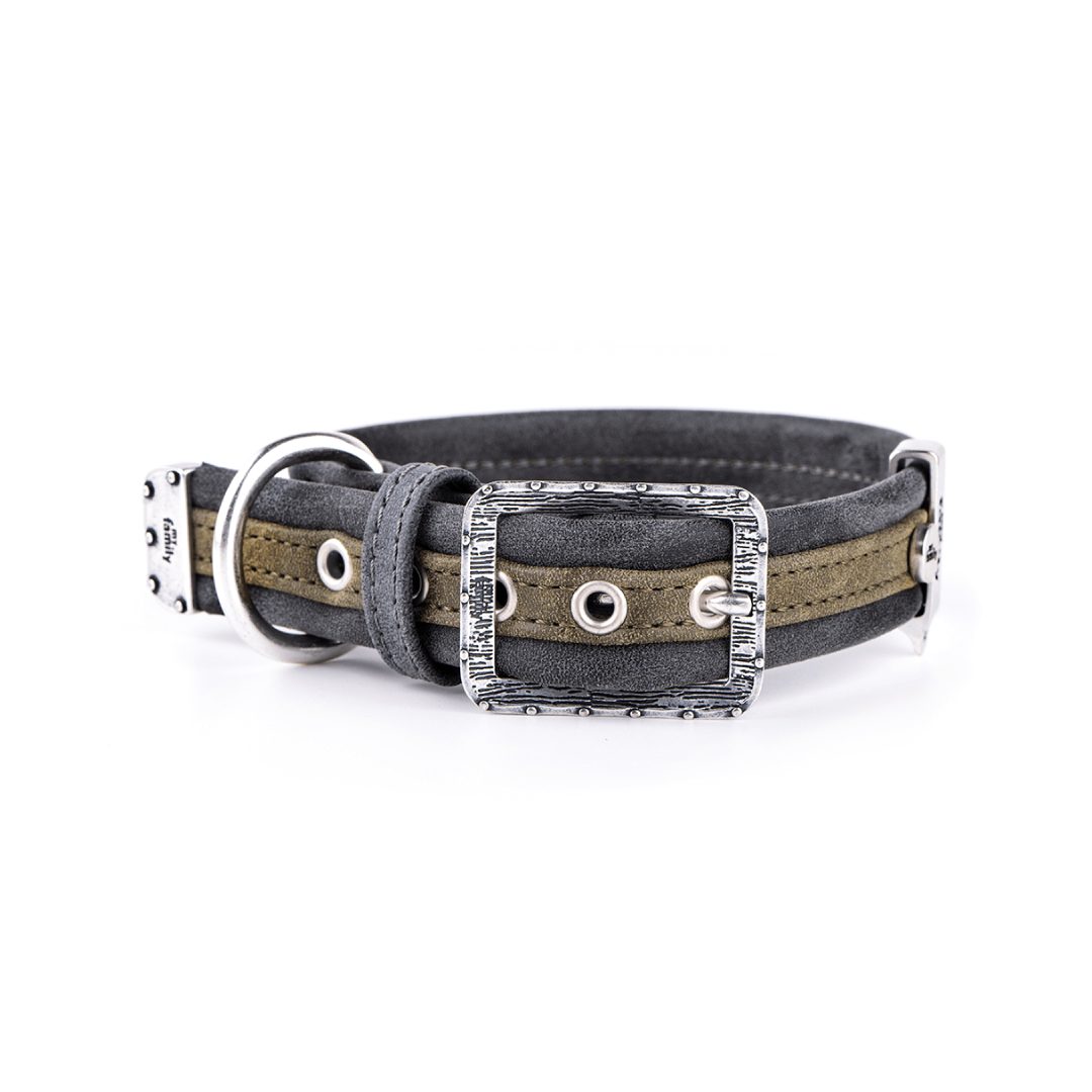 MF1042 (1) MF COLLAR LONDON, VERDE/NEGRO, 30/42-2,2 cm / MD - Imagen 1