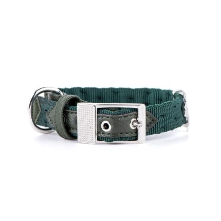 MF COLLAR MILANO, NYLON VERDE, 27/35-1,6 cm / SM