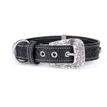 MF COLLAR RL PASO, CUERO NEGRO, 35/45-2,2 cm / MD