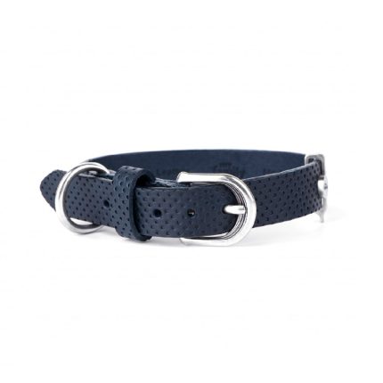 MF COLLAR MONZA, CUERO AZUL, 42/55-2,8 cm / LG