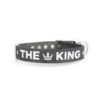 MF COLLAR ROYAL THE KING, GRIS Y NEGRO, 27/35-1,6 cm / SM