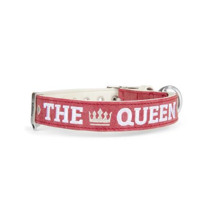 MF COLLAR ROYAL THE QUEEN, CREMA Y BURDEO, 27/35-1,6 cm / SM