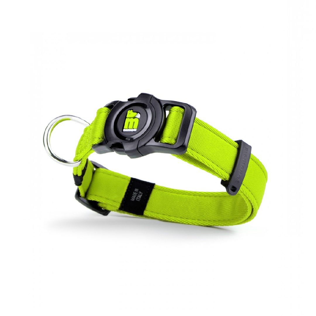 MF3017 (1) MF MEMOPET COLLAR NYLON VERDE, 26/37-1,6 cm / SM - Imagen 1