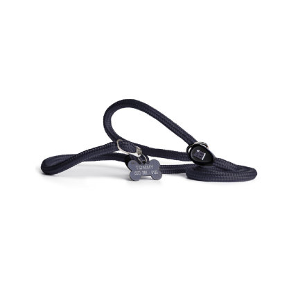 MF MEMOPET CORREA ANTI-TIRONES AZUL OSCURO, MD