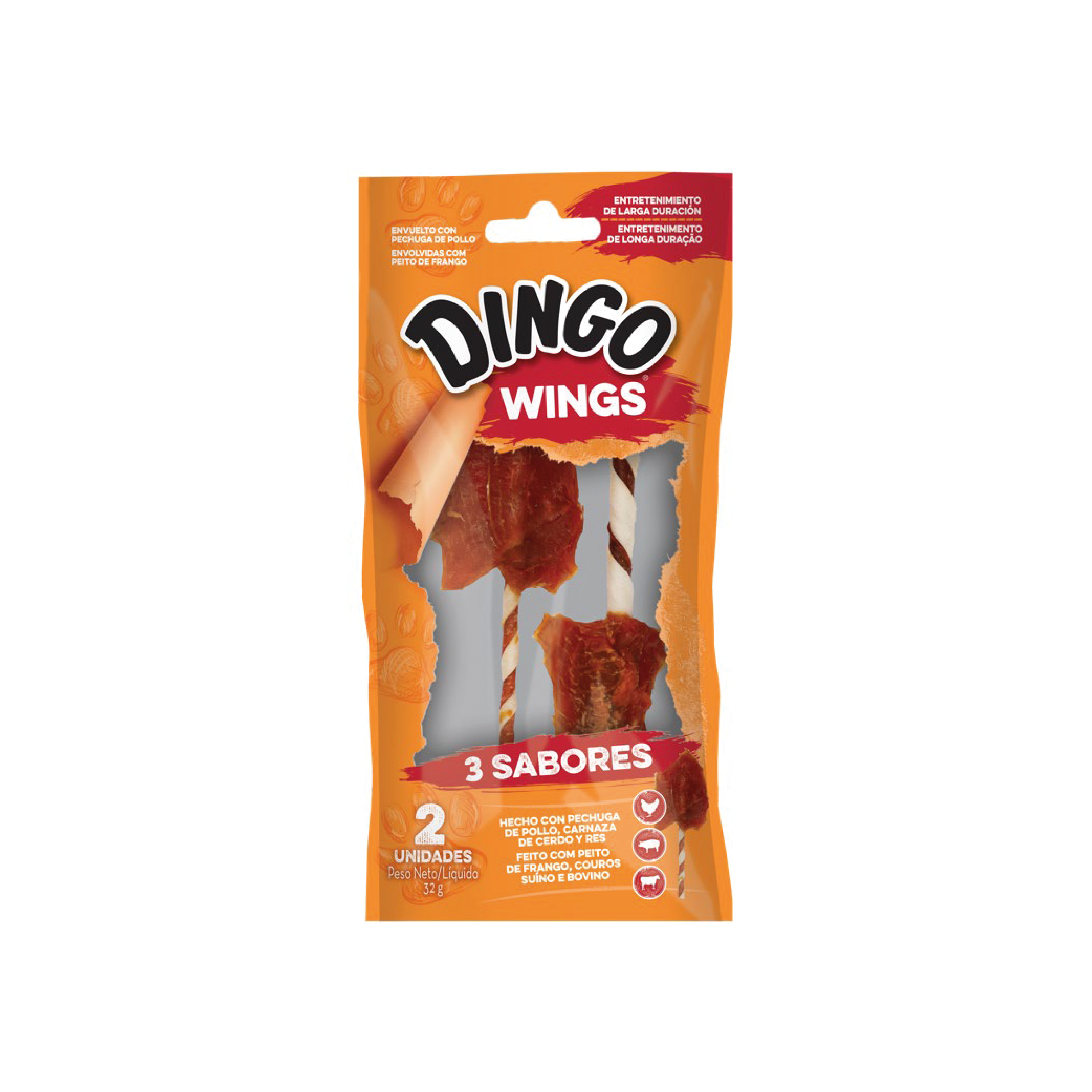 P-94564LA (1) DINGO TRIPLE FLAVOR WINGS 2 PK - Imagen 1