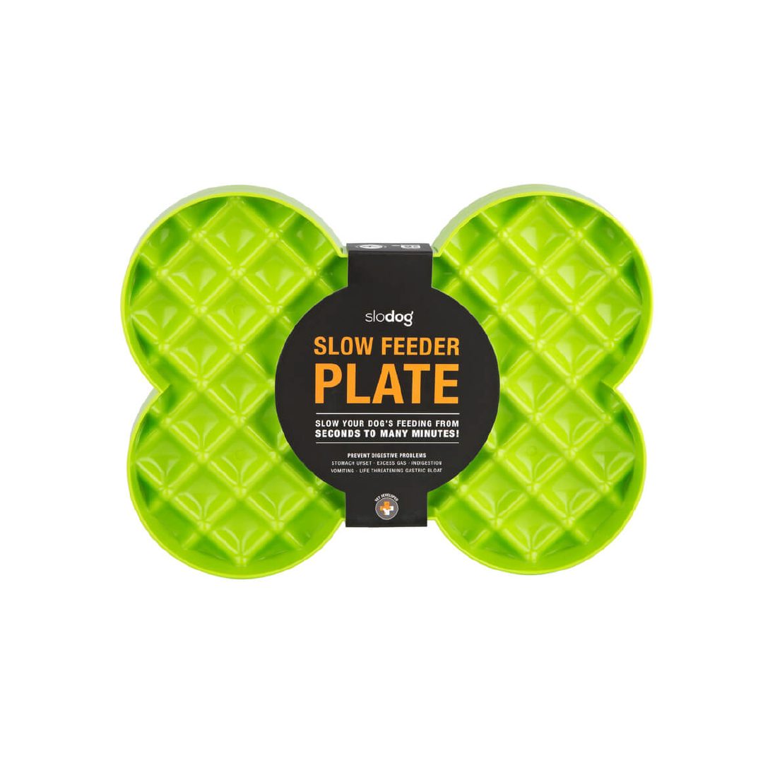 SD6009GN (1) LM SLODOG SLOW FEEDER PLATE, GREEN - Imagen 1