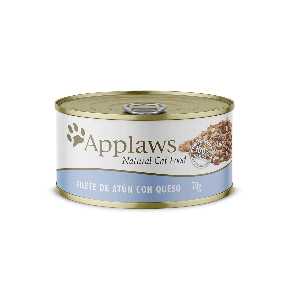 prod APPLAWS GATO FILETE DE ATÚN Y QUESO CON CALDITO, 70 GR - Imagen 1